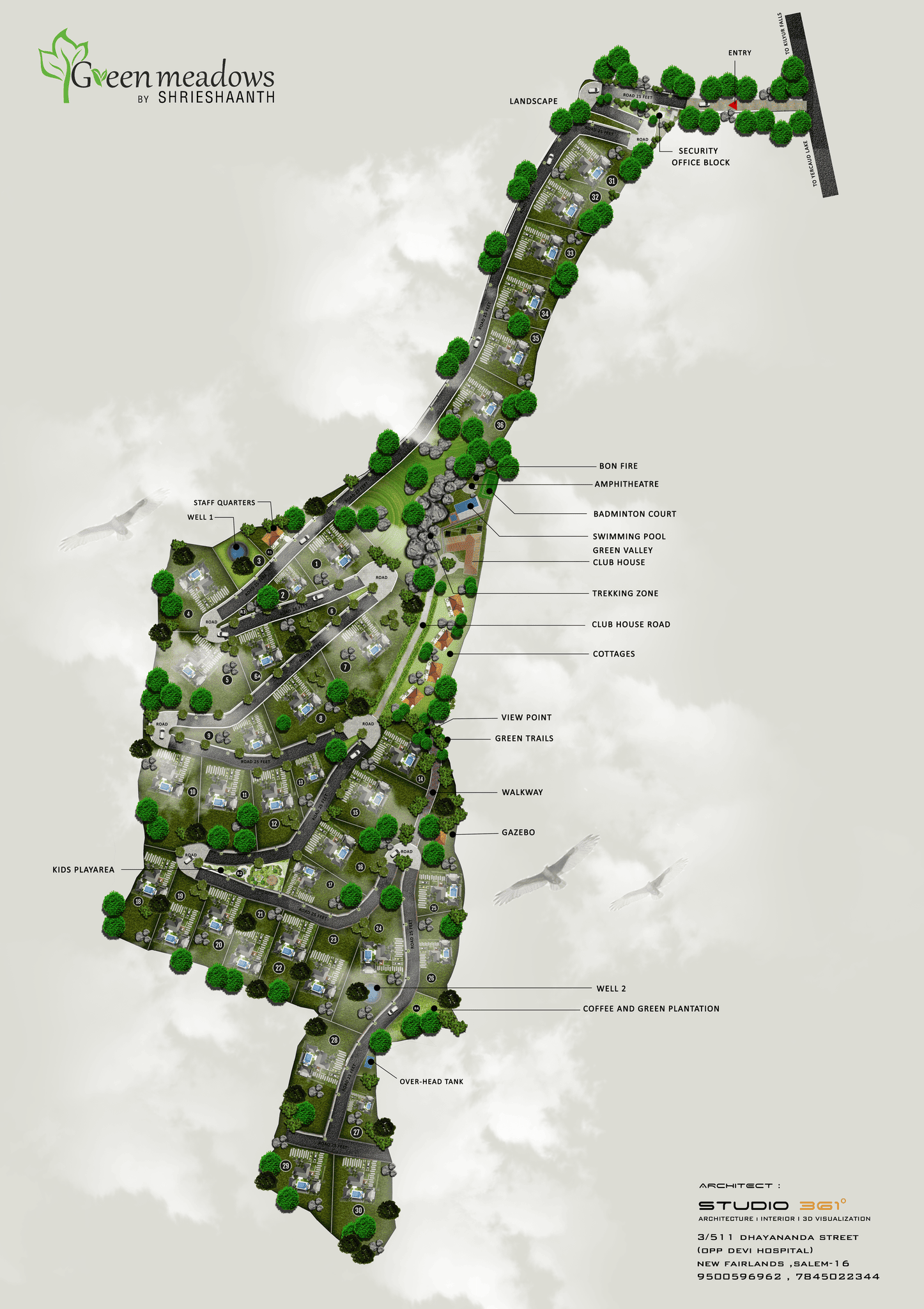Green Meadows Master Plan, Yercaud